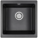 Кухонная мойка Paulmark Brilon черный металлик PM104546-BLM
