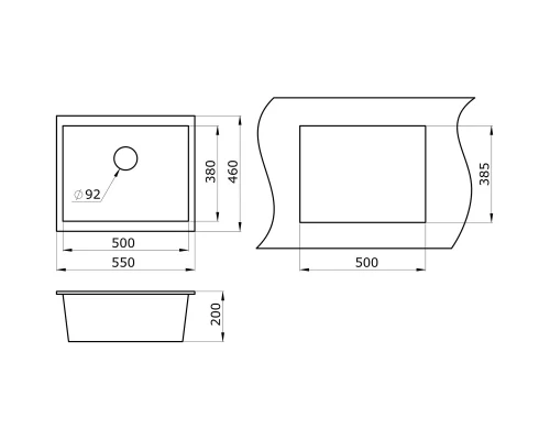 Кухонная мойка Paulmark Gera шампань PM205546-CH