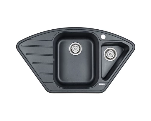 Кухонная мойка Paulmark Wiese черный металлик PM529050-BLM