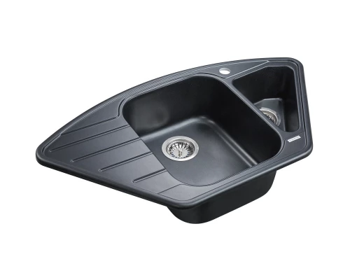 Кухонная мойка Paulmark Wiese черный металлик PM529050-BLM