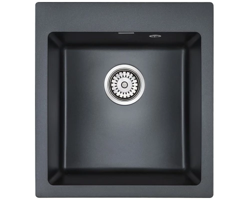 Кухонная мойка Paulmark Zemar черный металлик PM104651-BLM