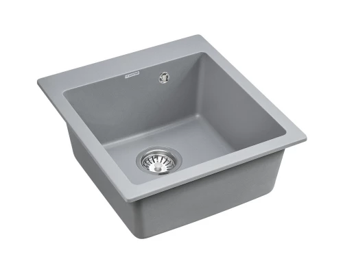 Кухонная мойка Paulmark Zemar серый металлик PM104651-GRM