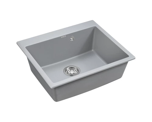 Кухонная мойка Paulmark Kante серый металлик PM106052-GRM