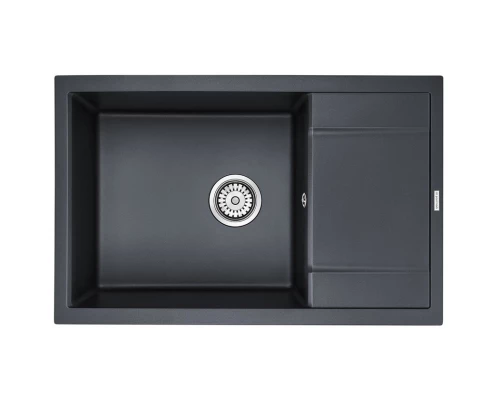 Кухонная мойка Paulmark Verlass черный металлик PM317850-BLM