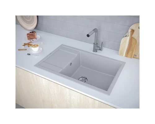 Кухонная мойка Paulmark Verlass серый металлик PM317850-GRM