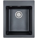 Кухонная мойка Paulmark Leer черный металлик PM104249-BLM