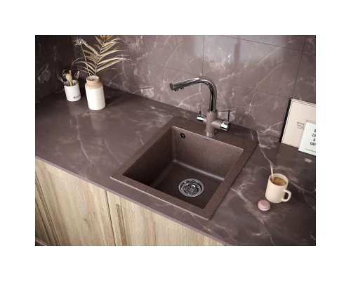 Кухонная мойка Paulmark Leer кофе PM104249-CO
