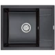 Кухонная мойка Paulmark Optimum черный металлик PM216050-BLM