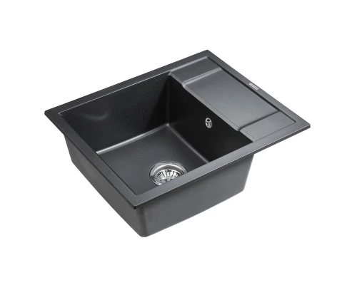 Кухонная мойка Paulmark Optimum черный металлик PM216050-BLM