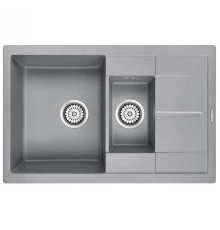 Кухонная мойка Paulmark Feste серый металлик PM237850-GRM