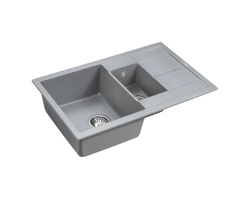 Кухонная мойка Paulmark Feste серый металлик PM237850-GRM