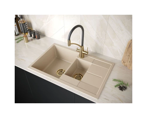 Кухонная мойка Paulmark Feste песочный PM237850-QU