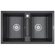 Кухонная мойка Paulmark Zwilling черный PM238150-BL