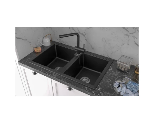 Кухонная мойка Paulmark Zwilling черный PM238150-BL