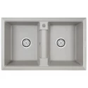 Кухонная мойка Paulmark Zwilling серый PM238150-GR