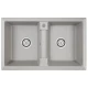 Кухонная мойка Paulmark Zwilling серый PM238150-GR