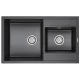 Кухонная мойка Paulmark Tandem черный PM238250-BL
