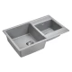 Кухонная мойка Paulmark Tandem серый металлик PM238250-GRM