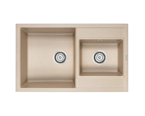 Кухонная мойка Paulmark Tandem песочный PM238250-QU