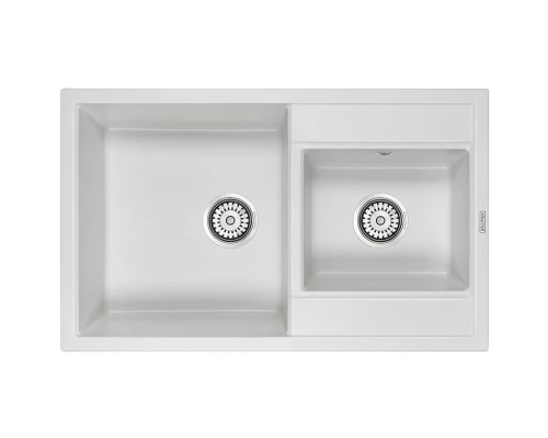 Кухонная мойка Paulmark Tandem белый PM238250-WH