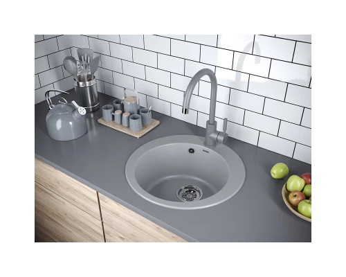 Кухонная мойка Paulmark Gelegen серый металлик PM404800-GRM