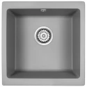 Кухонная мойка Paulmark Brilon серый металлик PM104546-GRM