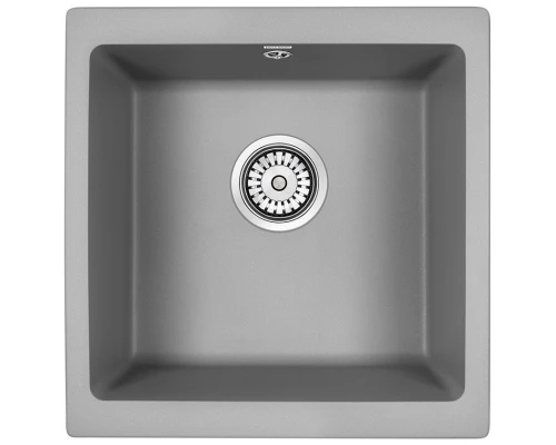 Кухонная мойка Paulmark Brilon серый металлик PM104546-GRM