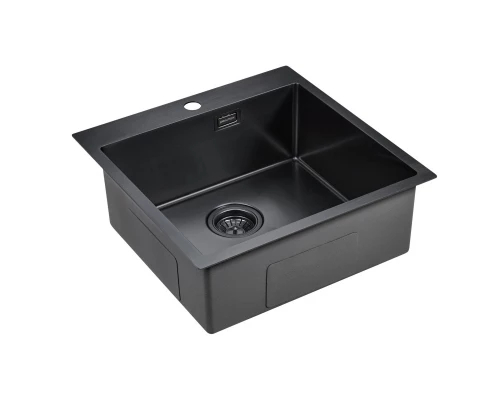 Кухонная мойка Paulmark Velten вороненая сталь PM905151-GM