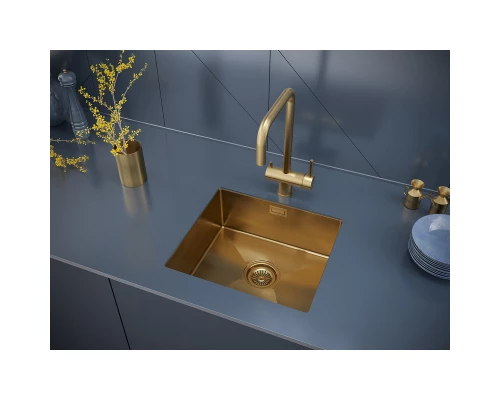 Кухонная мойка Paulmark Aller золотой матовый PM904444-BG