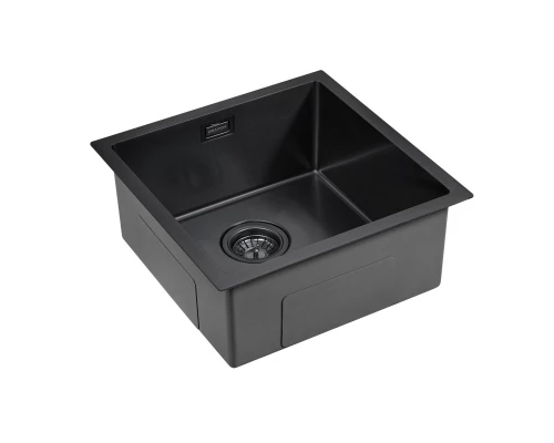 Кухонная мойка Paulmark Aller вороненая сталь PM904444-GM