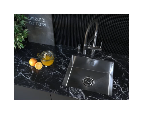 Кухонная мойка Paulmark Weser нержавеющая сталь PM804844-BS