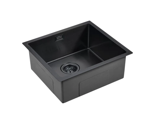 Кухонная мойка Paulmark Weser вороненая сталь PM804844-GM