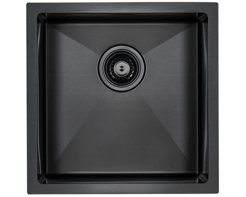 Кухонная мойка Paulmark Aller вороненая сталь PM904444-GM