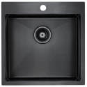 Кухонная мойка Paulmark Velten вороненая сталь PM905151-GM Кухонная мойка Paulmark Velten вороненая сталь PM905151-GM