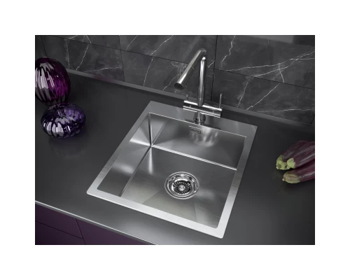 Кухонная мойка Paulmark Neckar нержавеющая сталь PM804551-BS