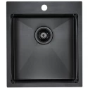 Кухонная мойка Paulmark Neckar вороненая сталь PM804551-GM