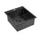 Кухонная мойка Paulmark Neckar вороненая сталь PM804551-GM