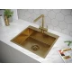 Кухонная мойка Paulmark Isar золотой матовый PM805951-BG