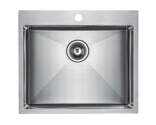 Кухонная мойка Paulmark Isar нержавеющая сталь PM805951-BS