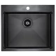 Кухонная мойка Paulmark Isar вороненая сталь PM805951-GM