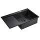 Кухонная мойка Paulmark Elde вороненая сталь PM807851-GMR