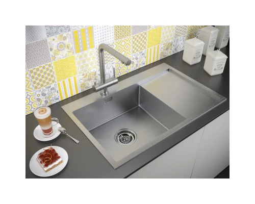 Кухонная мойка Paulmark Elde нержавеющая сталь PM807851-BSL
