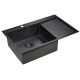 Кухонная мойка Paulmark Elde вороненая сталь PM807851-GML