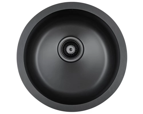 Кухонная мойка Paulmark Werra вороненая сталь PM404646-GM