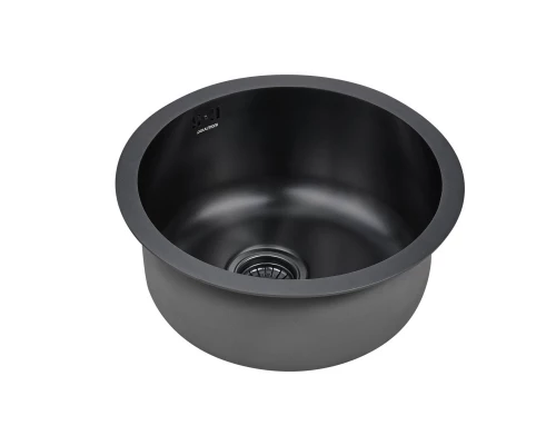 Кухонная мойка Paulmark Werra вороненая сталь PM404646-GM