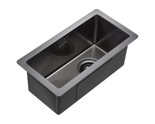 Кухонная мойка Paulmark Klein вороненая сталь PM202344-GM