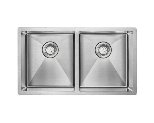 Кухонная мойка Paulmark Dopplet нержавеющая сталь PM507844-BS