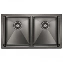 Кухонная мойка Paulmark Dopplet вороненая сталь PM507844-GM Кухонная мойка Paulmark Dopplet вороненая сталь PM507844-GM