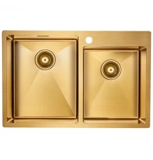 Кухонная мойка Paulmark Berman золотой матовый PM517851-BG