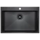 Кухонная мойка Paulmark Saar вороненая сталь PM807551-GM